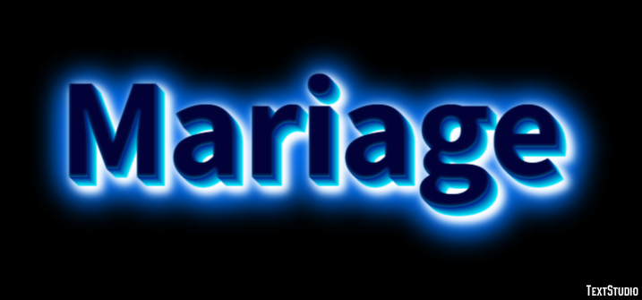 Mariage Effet de texte