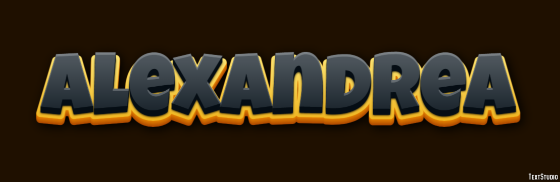 Alexandrea Text effect