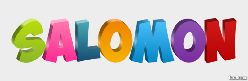 Salomon Text Effect