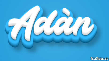 Adàn Efecto de texto