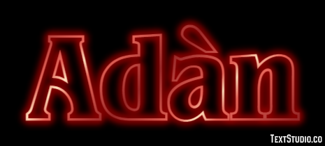 Adàn Efecto de texto