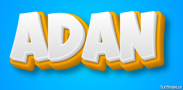 Adàn Efecto de texto