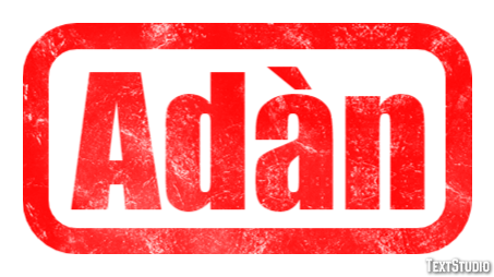 Adàn Efecto de texto