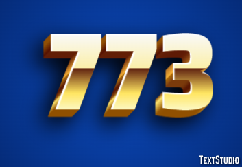 773 Text Effect