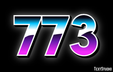 773 Text Effect