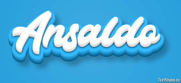 Ansaldo Efecto de texto