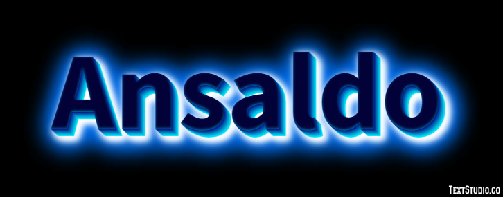 Ansaldo Effetto testo