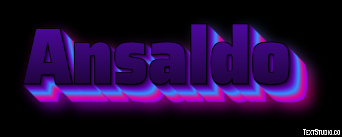 Ansaldo Efecto de texto