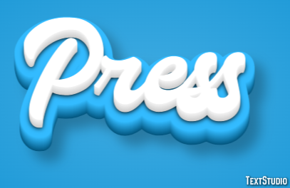Press Text Effect