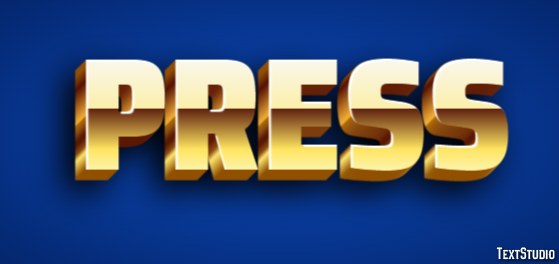 Press Text Effect