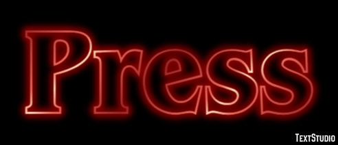 Press Text Effect