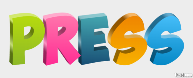 Press Text Effect