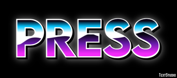 Press Text Effect