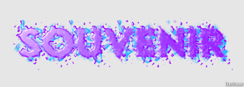 Souvenir Effet de texte