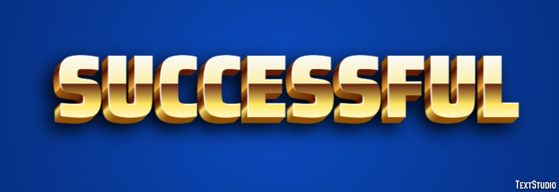 Successful Text Effect