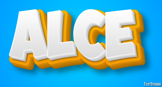 Alce Efecto de Texto