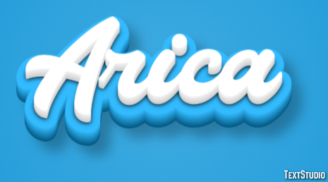 Arica Efekt tekstowy