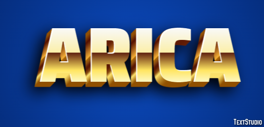 Arica Efekt tekstowy