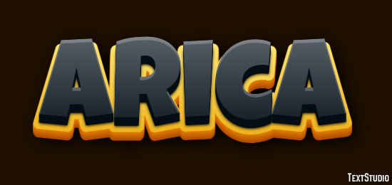 Arica Efekt tekstowy