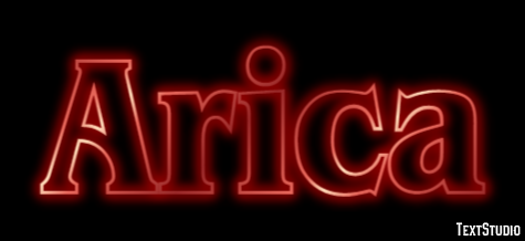 Arica Efekt tekstowy