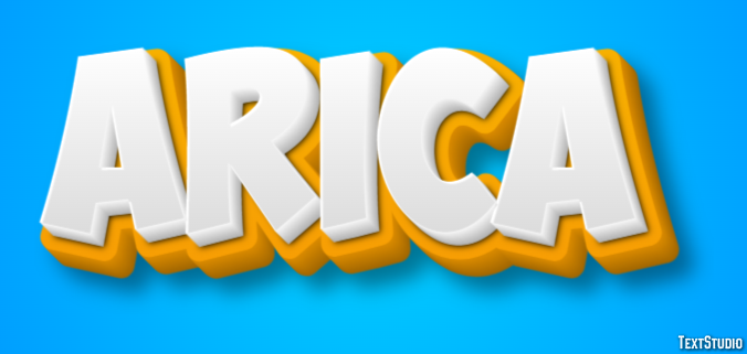 Arica Efekt tekstowy