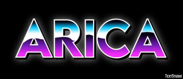 Arica Efekt tekstowy