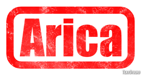Arica Efekt tekstowy