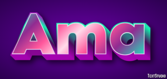 Ama Text Effect