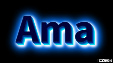 Ama Text Effect