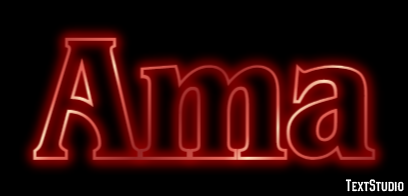 Ama Text effect