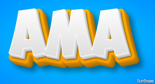 Ama Text effect