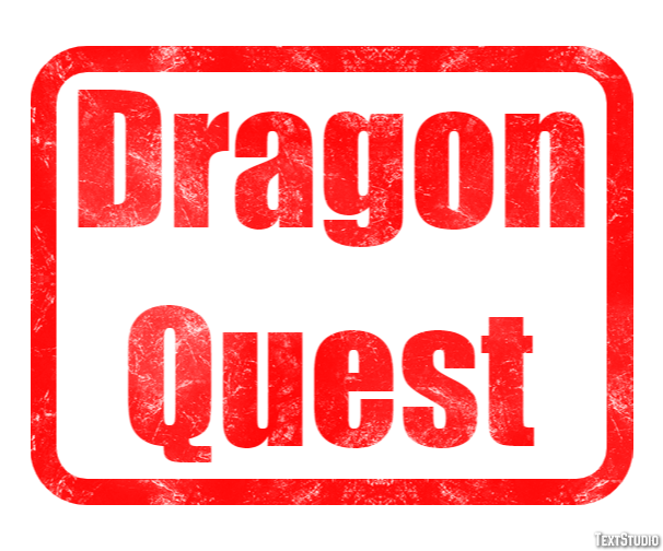 Dragon Quest Effetto testo