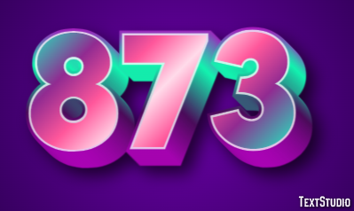 873 Text Effect