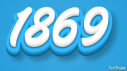 1869 テキスト効果