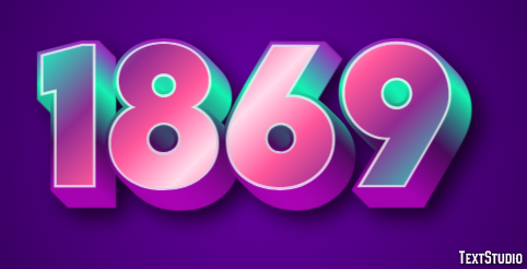 1869 テキスト効果