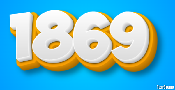 1869 テキスト効果