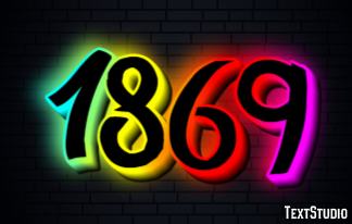 1869 テキスト効果