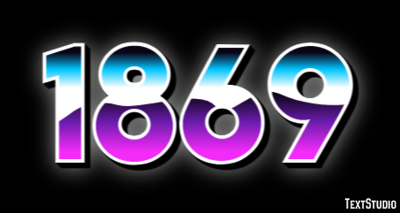 1869 テキスト効果