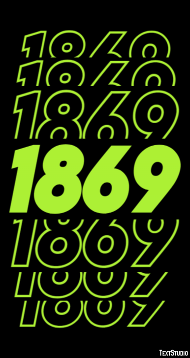 1869 テキスト効果