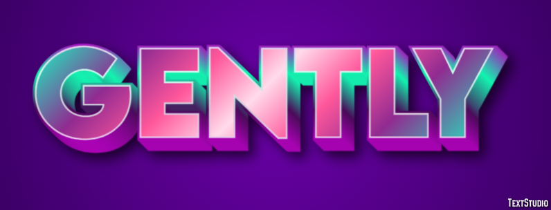 Gently Text Effect