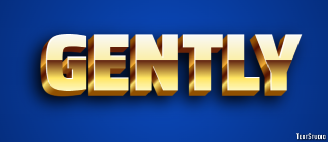 Gently Text Effect