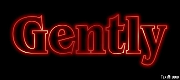 Gently Text Effect
