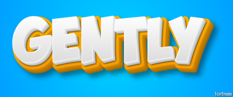 Gently Text Effect