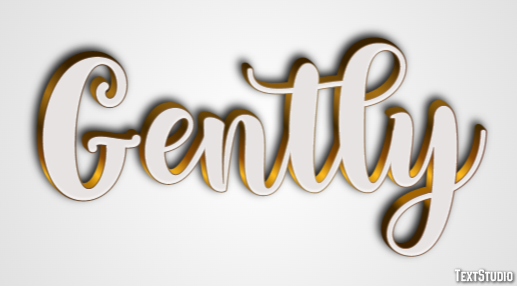 Gently Text Effect