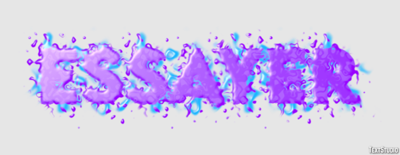 Essayer Efecto de Texto