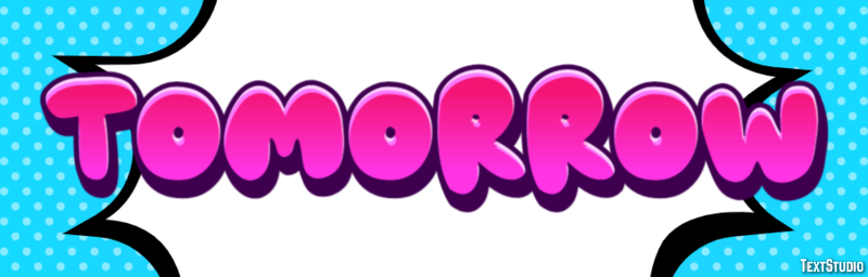 Tomorrow Text Effect