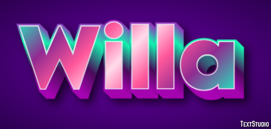 Willa Text Effect