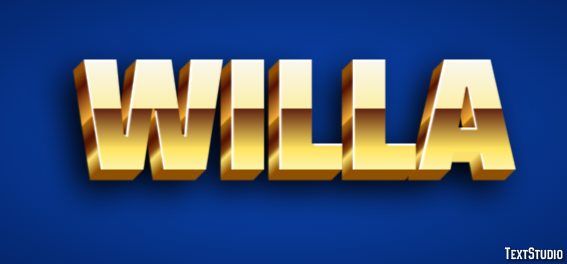 Willa Text Effect