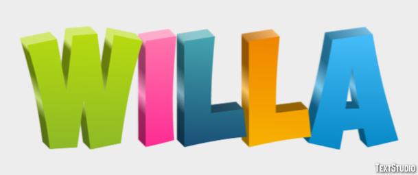 Willa Text Effect