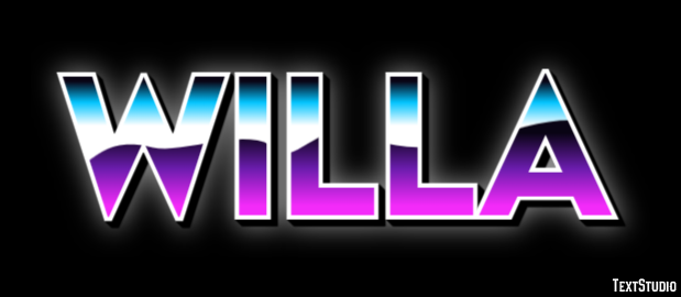 Willa Text Effect